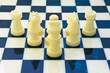 chess pieces on a chess board
