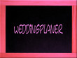 Illustration: tafel: weddingplaner, hochzeitsplaner, organisation tafel: weddingplaner, hochzeitsplaner, organisation