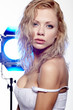 sexy blond woman