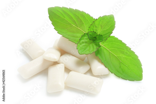 Photo: Chewing-gum à la menthe Chewing-gum à la menthe