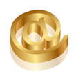 Vector 3d "At" symbol