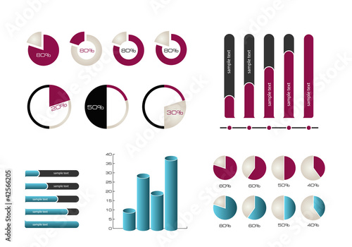 Vector: Infographics elements Infographics elements