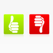 Icon Like Thumb Up Down Buttons.