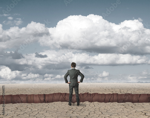 Photo: Businessman in trouble Businessman in trouble