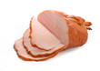 Thinly sliced ham