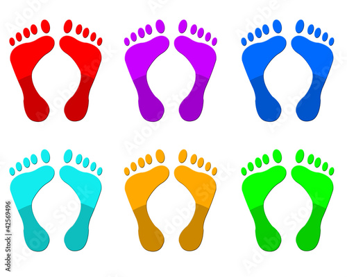 Illustration: Plaquette de pieds Plaquette de pieds