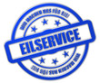 Sternen Stempel blau glas rit WMDFS EILSERVICE
