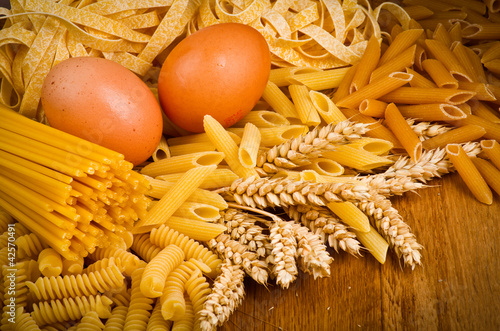 Photo: Mix group of italian pasta Mix group of italian pasta