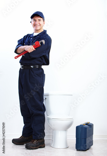 Photo: Professional plumber. Professional plumber.
