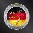 made in germany vector button