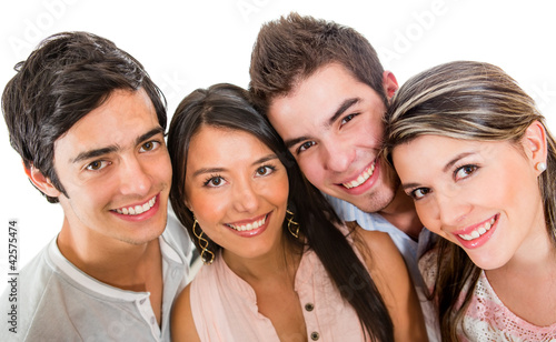Photo: Group of friends smiling Group of friends smiling