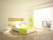 white bedroom design in the home