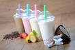 Verschiedene Boba Teas