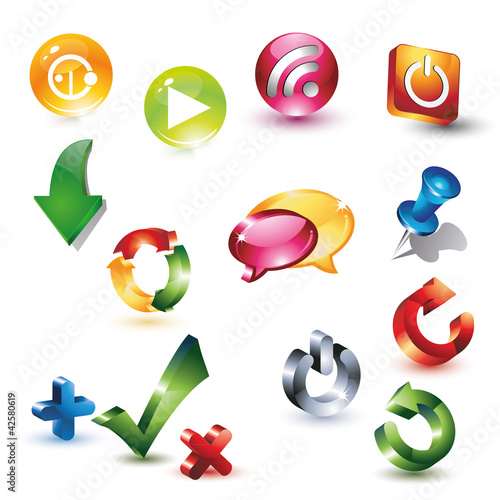Vector: Icon Button Icon Button