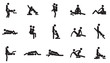 Piktogramme Stellungen Paar