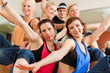 Zumba or Jazzdance - young people dancing