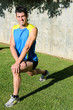 Man Stretching