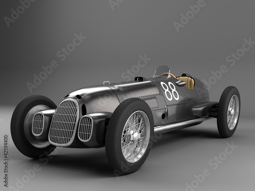 Photo: Antique Sport car Black Antique Sport car Black