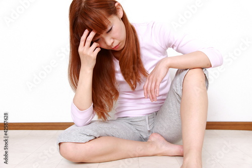 Photo: depressed woman depressed woman