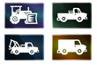 Rectangulo formas vehiculos