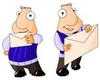 businessman with a letter