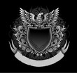Vektor: Eagle on Dark Shield Insignia Eagle on Dark Shield Insignia