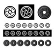 vector camera shutter apertures