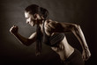 Running woman