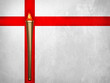 Photo: torch and flag white torch and flag white