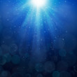 Blue Bubbles Luminous Rays Bac... Blue Bubbles Luminous Rays Bac...