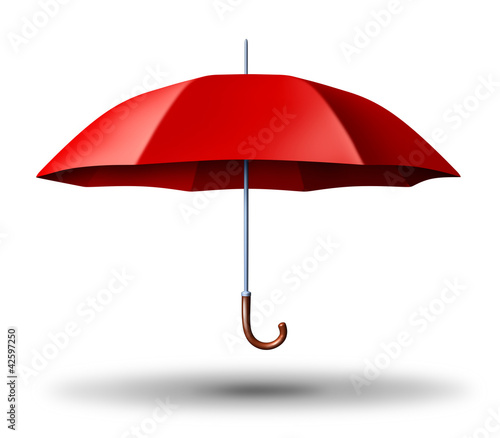 Illustration: Red Umbrella Red Umbrella