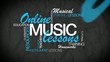Video: Online Music lesson e-learning word tag cloud animation video Online Music lesson e-learning word tag cloud animation video