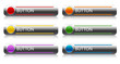 Vector: Blank black plastic buttons Blank black plastic buttons