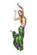 Photo: Beautiful blonde in the active Arab Dance Beautiful blonde in the active Arab Dance