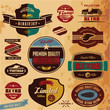 Retro labels vintage collection. Premium quality.