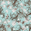 Vector: Seamless floral pattern Seamless floral pattern