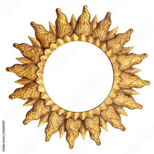 Photo: Cadre soleil doré Cadre soleil doré