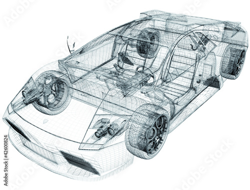 Illustration: course filaire course filaire