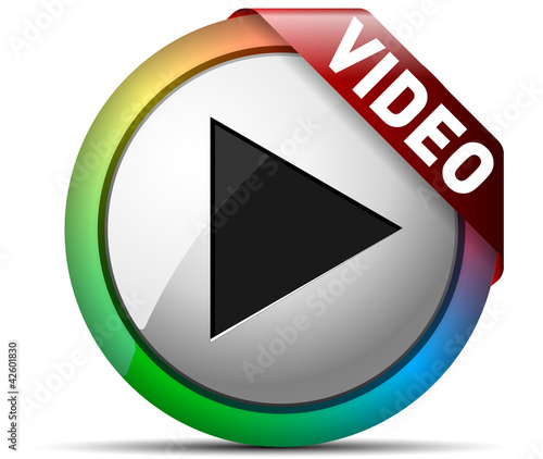 Vector: Watch video button Watch video button