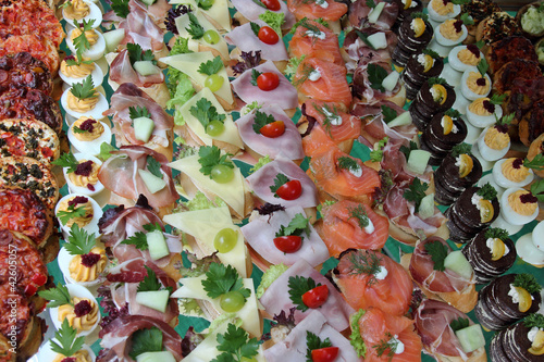 Foto: Partyplatte Schnittchen Partyplatte Schnittchen