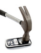marteau recyclage de téléphone portable