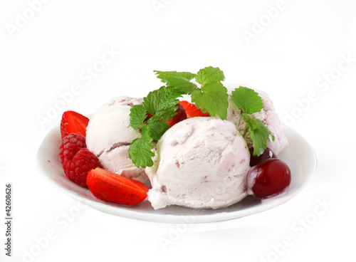 Photo: fruit ice cream fruit ice cream