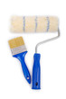 Painter's tools isolated on the white