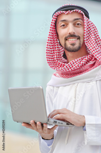 Photo: Arab on the street in summer Arab on the street in summer