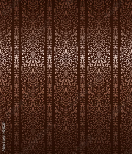 Vector: Seamless copper ornaments Seamless copper ornaments