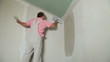 Video: Man Plastering Wall Man Plastering Wall