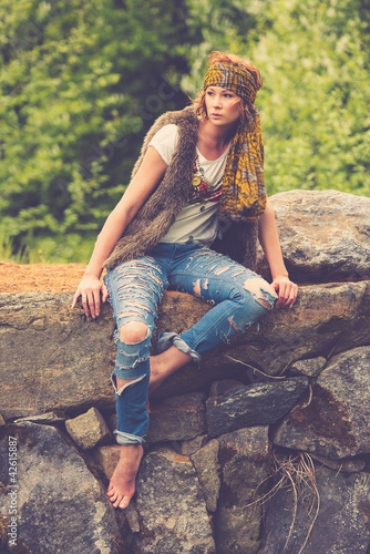 Foto: hippie girl hippie girl