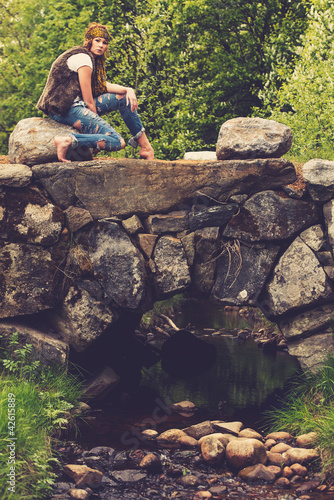 Foto: hippie girl hippie girl
