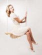 woman on a swing