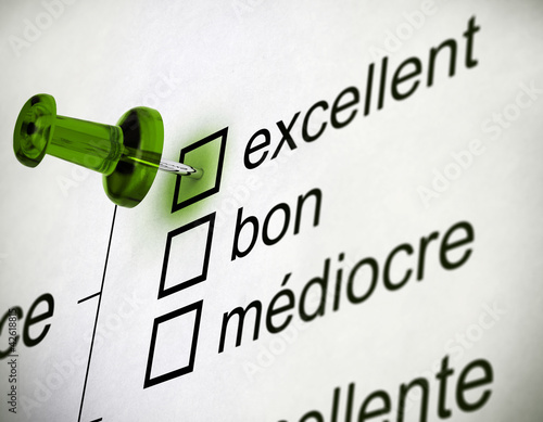 Illustration: questionnaire de satisfaction, formulaire d'évaluation questionnaire de satisfaction, formulaire d'évaluation